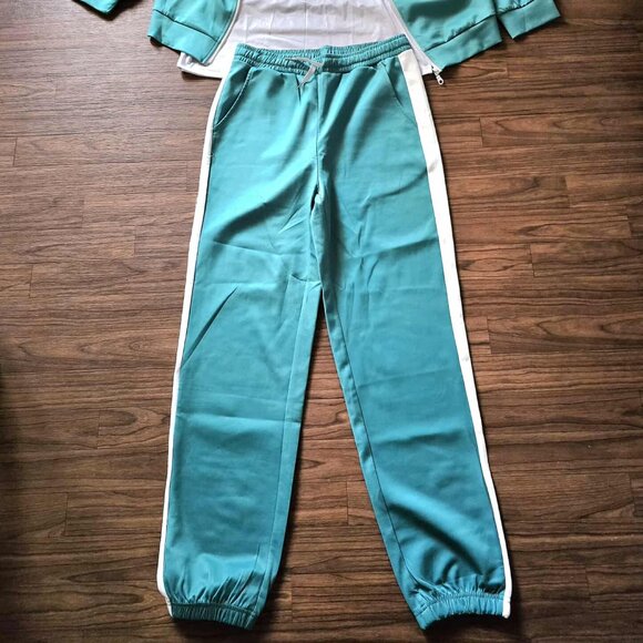 Size Large Player 067 Sae Byeok Squid Game Halloween Costume Pants Shirt Jacket - Picture 11 of 11